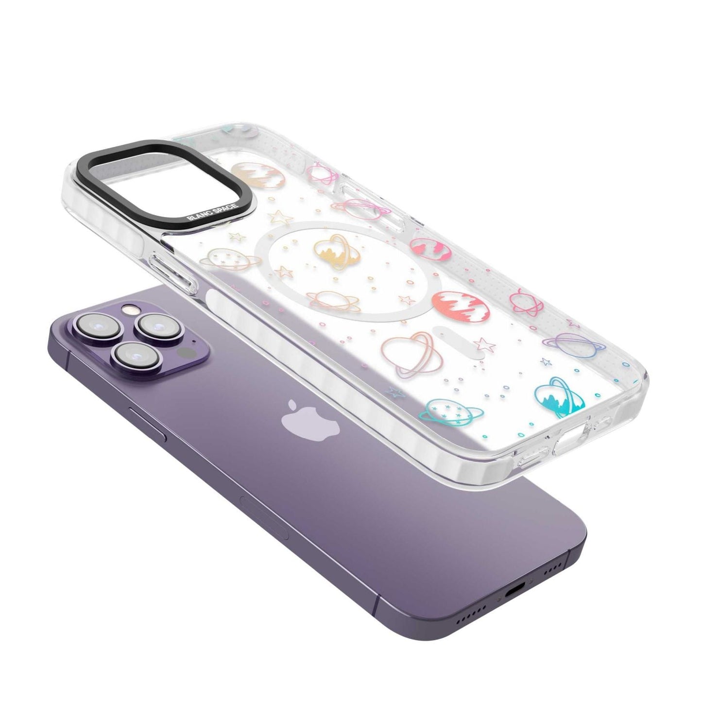 Pastellfarbenes Weltraumuniversum