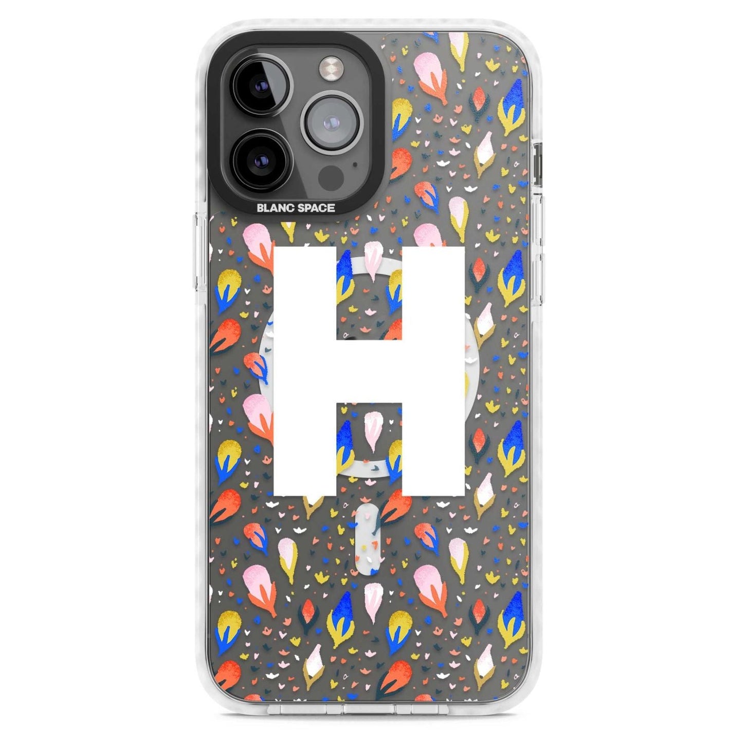 Personalised Abstract Floral Initial