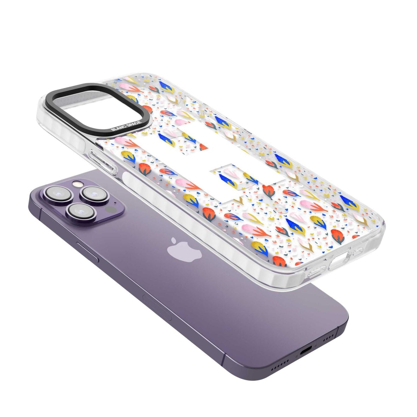 Personalised Abstract Floral Initial