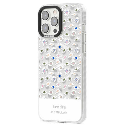 Personalised Grey & White Daisies