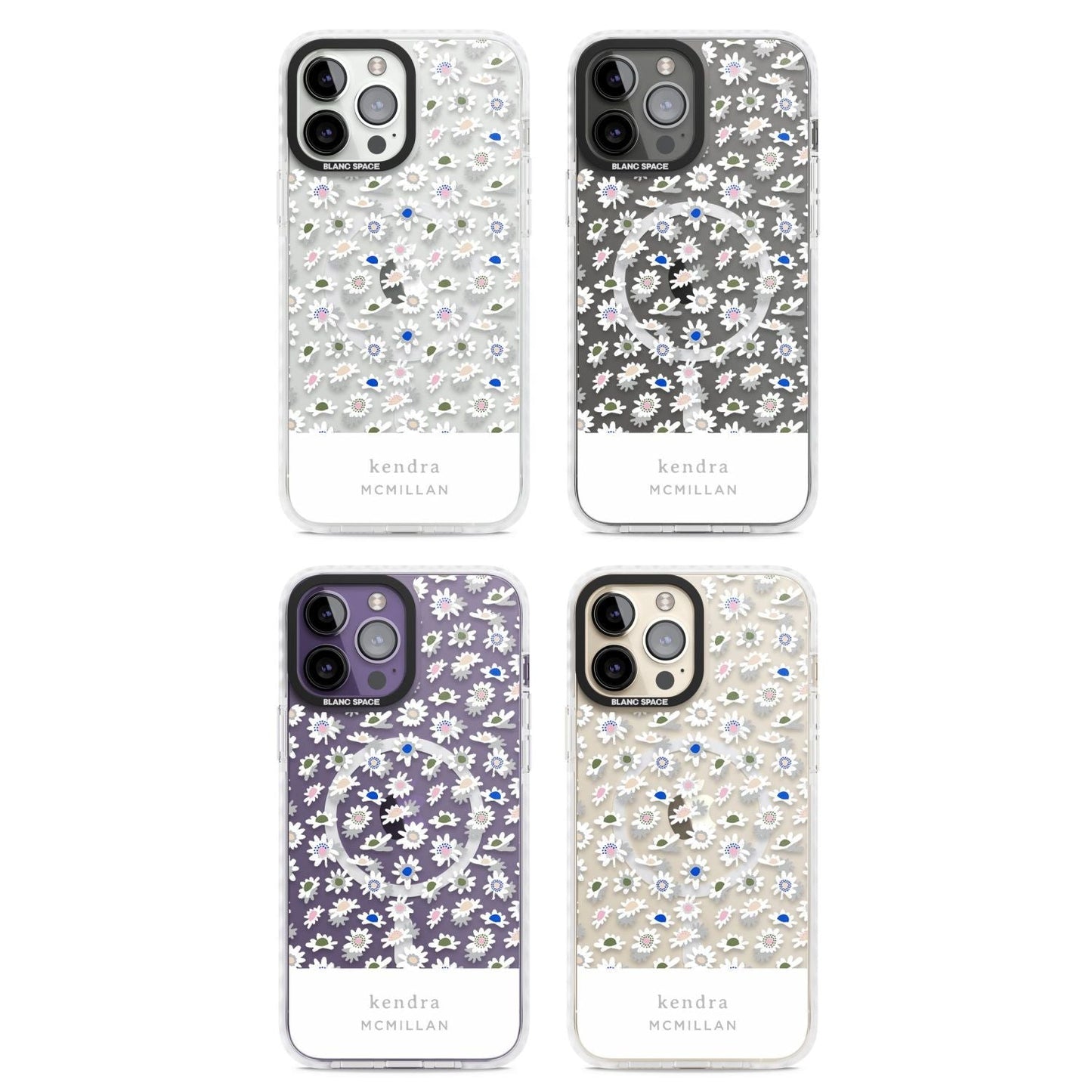 Personalised Grey & White Daisies