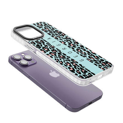 Léopard bleu personnalisé