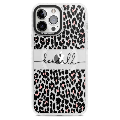 Personalised Cursive Leopard Spots
