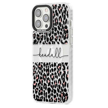 Personalised Cursive Leopard Spots