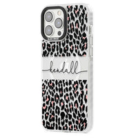 Personalised Cursive Leopard Spots