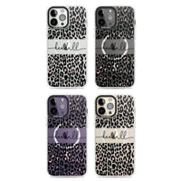 Personalised Cursive Leopard Spots