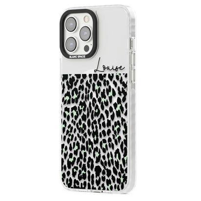 Personalised Seafoam Leopard