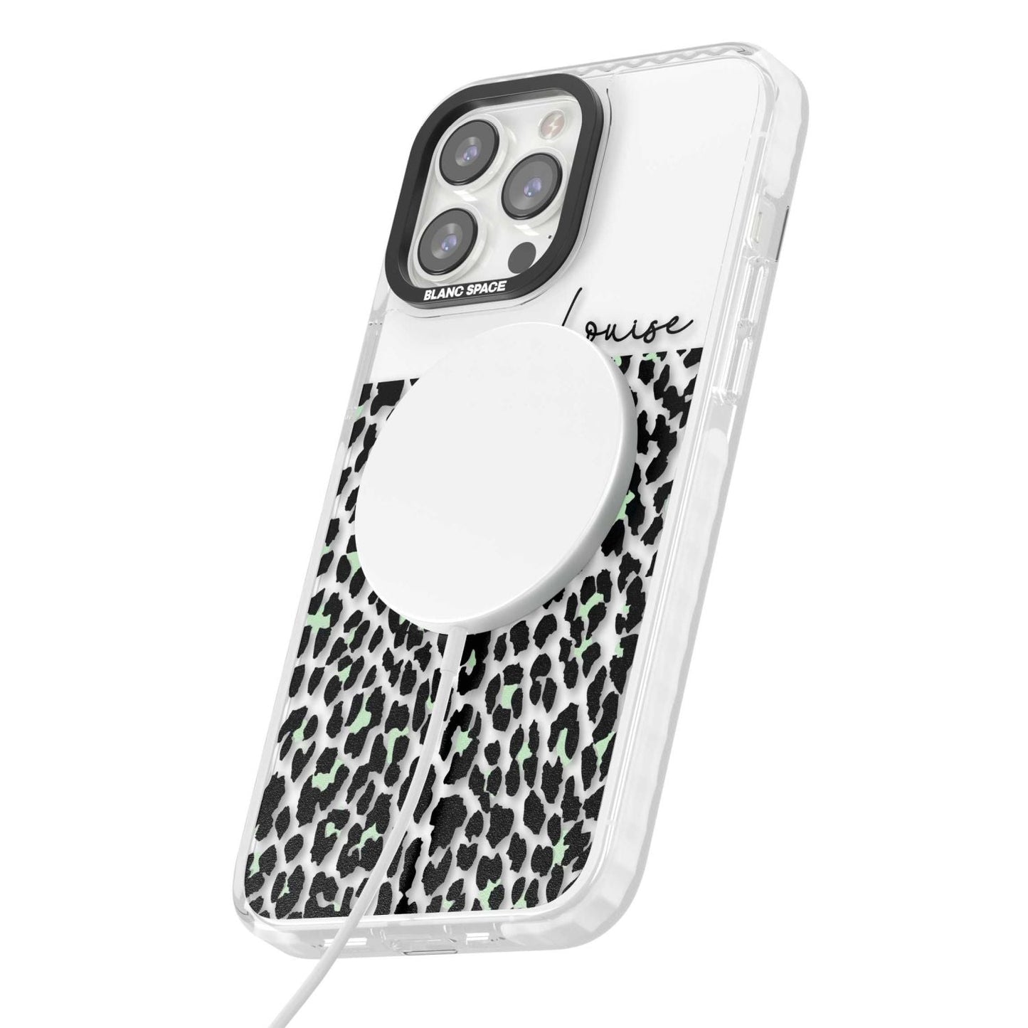 Personalised Seafoam Leopard