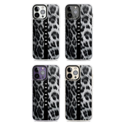 Personalised Snow Leopard Print