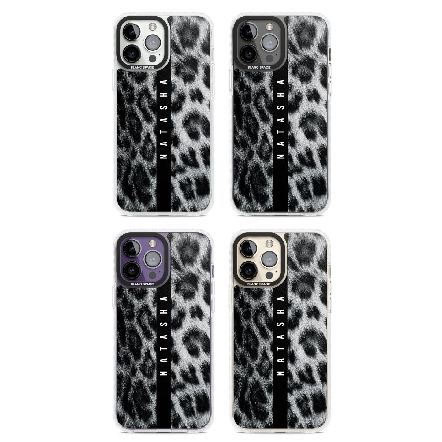 Personalised Snow Leopard Print