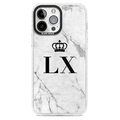 Personalised Initial Crown Marble