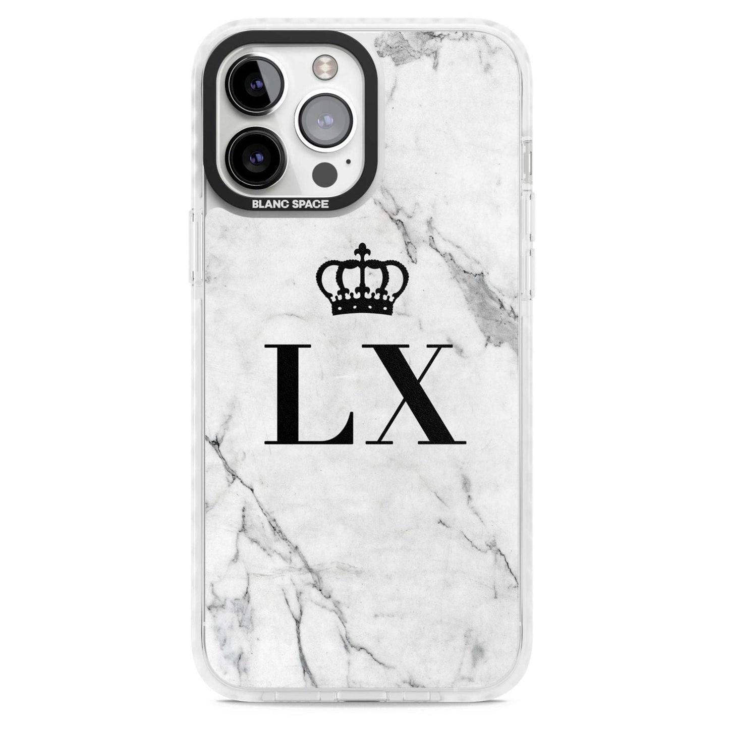 Personalised Initial Crown Marble