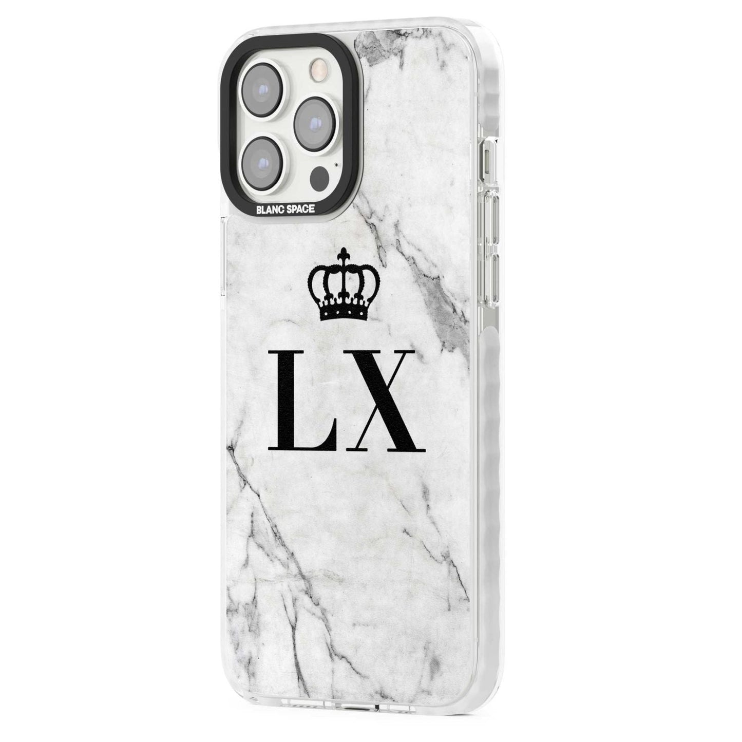 Personalised Initial Crown Marble