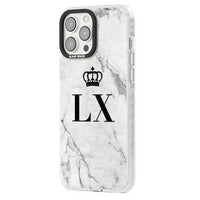Personalised Initial Crown Marble