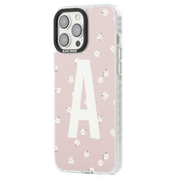 Personalised Pink Daisy Initial