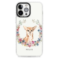 Personalised Chihuahua Floral Portrait
