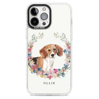 Personalised Beagle Floral Portrait