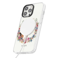 Personalised Beagle Floral Portrait