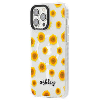 Personalised Sunflowers & Cursive