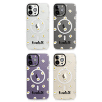 Personalised White Daisies & Cursive