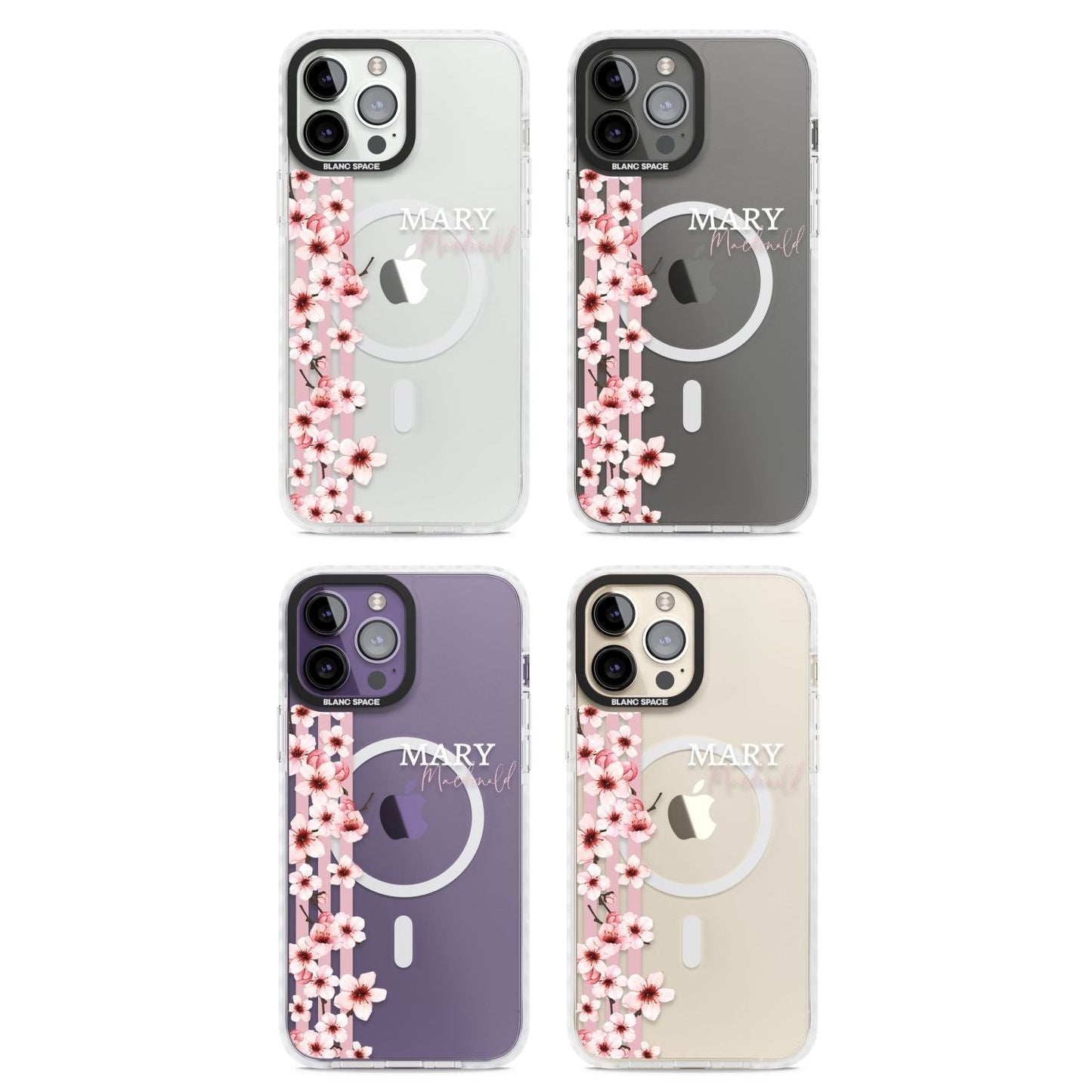 Personalisierte Kirschblütenstreifen