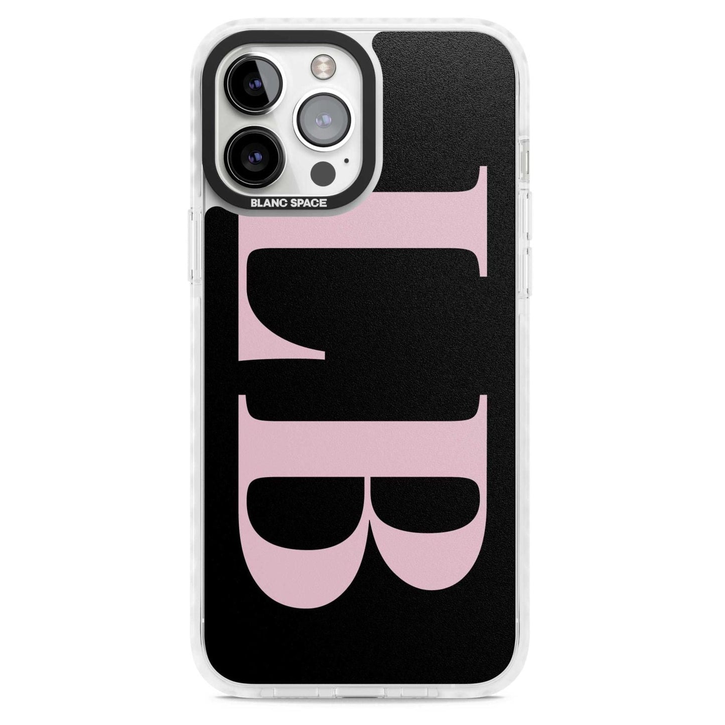 Lettres personnalisées roses et noires vertes