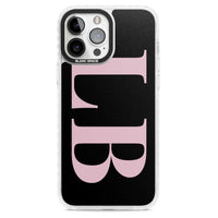 Lettres personnalisées roses et noires vertes