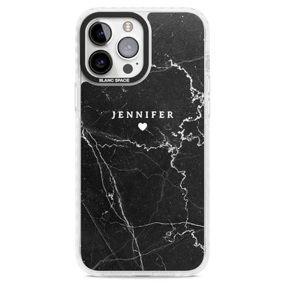 Personalised Black Marble