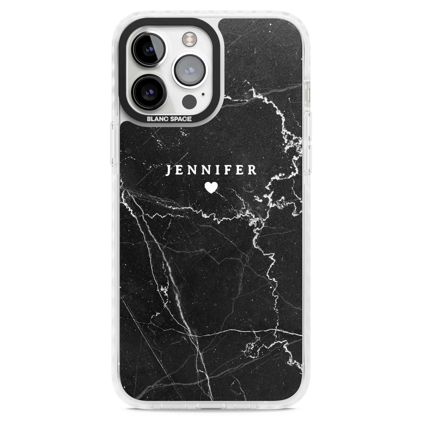 Personalised Black Marble