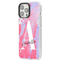 Personalised Pink & Purple Marble