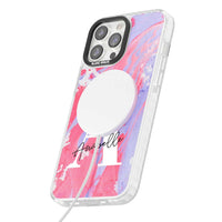 Personalised Pink & Purple Marble