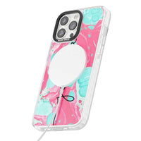 Personalised Turquoise & Pink Marbled