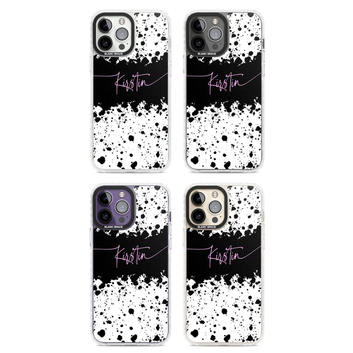 Personalised Bold Paint Splatters