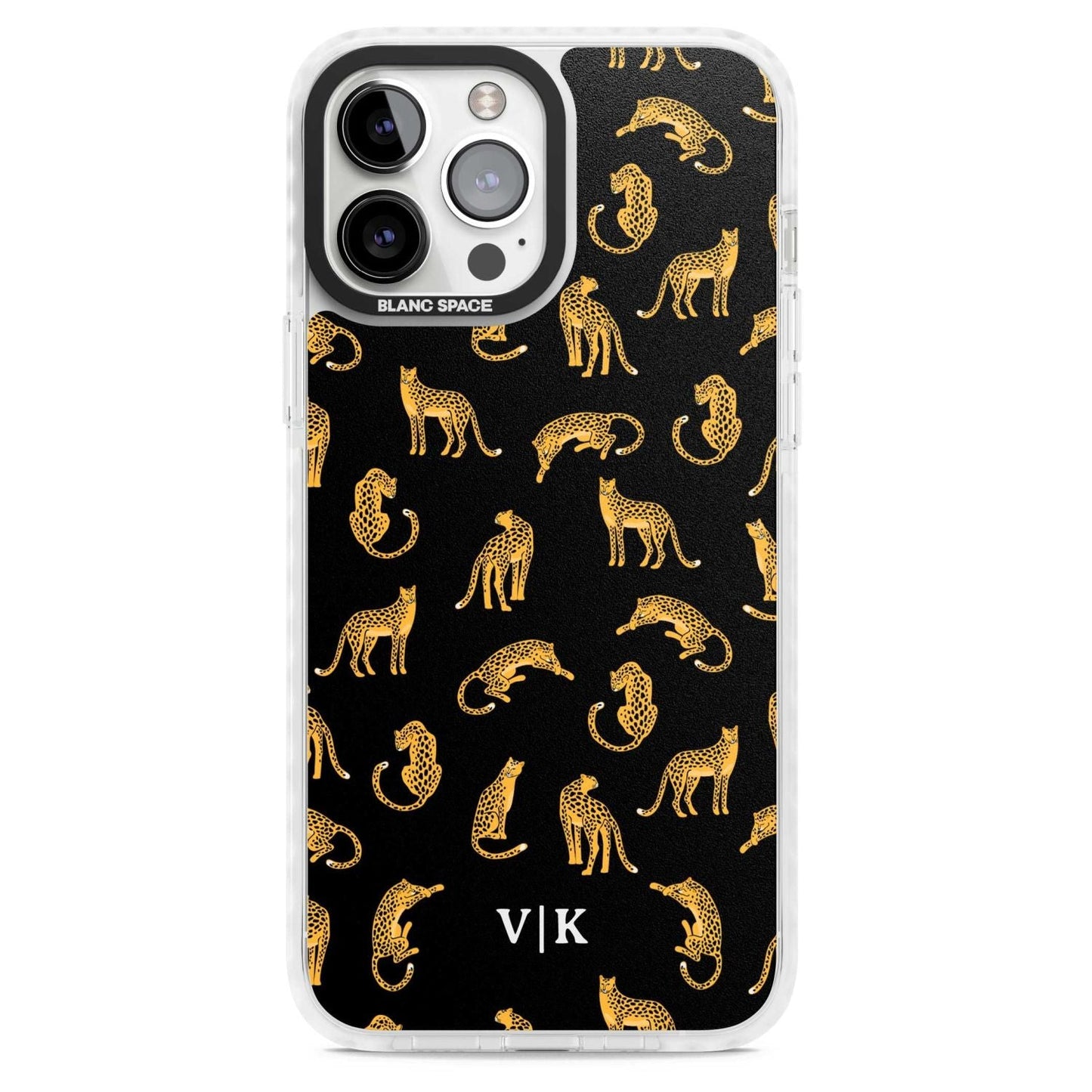 Personalised Gold Cheetah Pattern