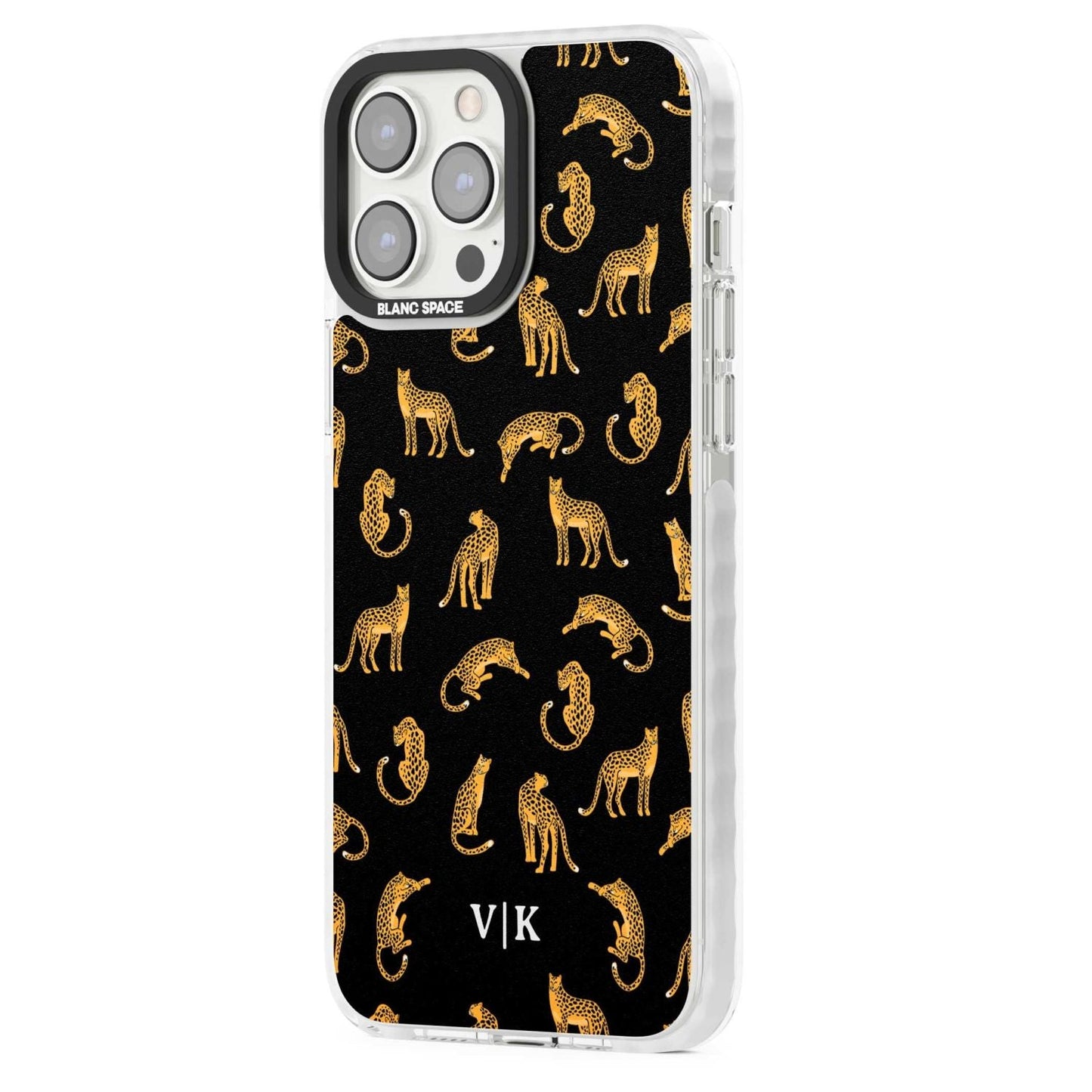 Personalised Gold Cheetah Pattern