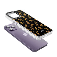 Personalised Gold Cheetah Pattern