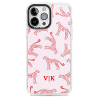 Guépard rouge et rose personnalisé