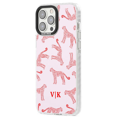 Guépard rouge et rose personnalisé