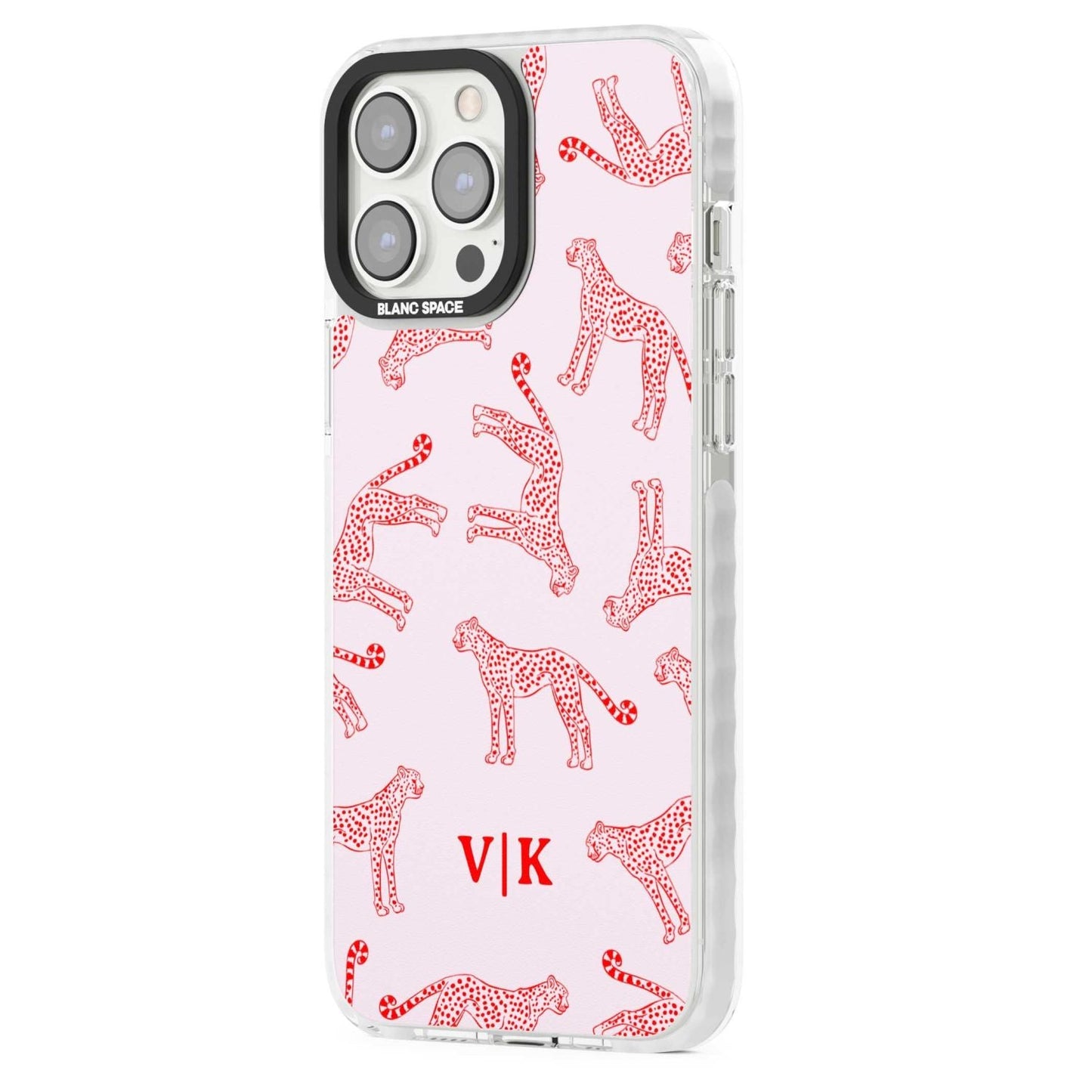 Guépard rouge et rose personnalisé