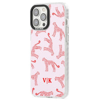 Guépard rouge et rose personnalisé