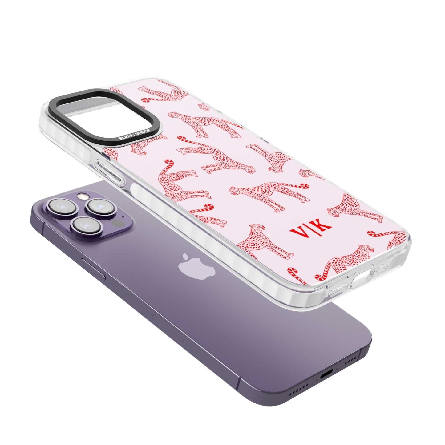 Guépard rouge et rose personnalisé