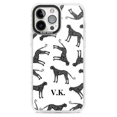 Personalised Black & White Cheetah Pattern