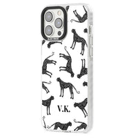Personalised Black & White Cheetah Pattern