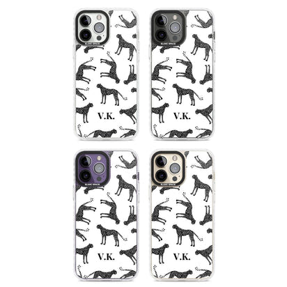 Personalised Black & White Cheetah Pattern
