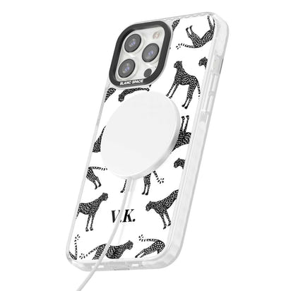 Personalised Black & White Cheetah Pattern