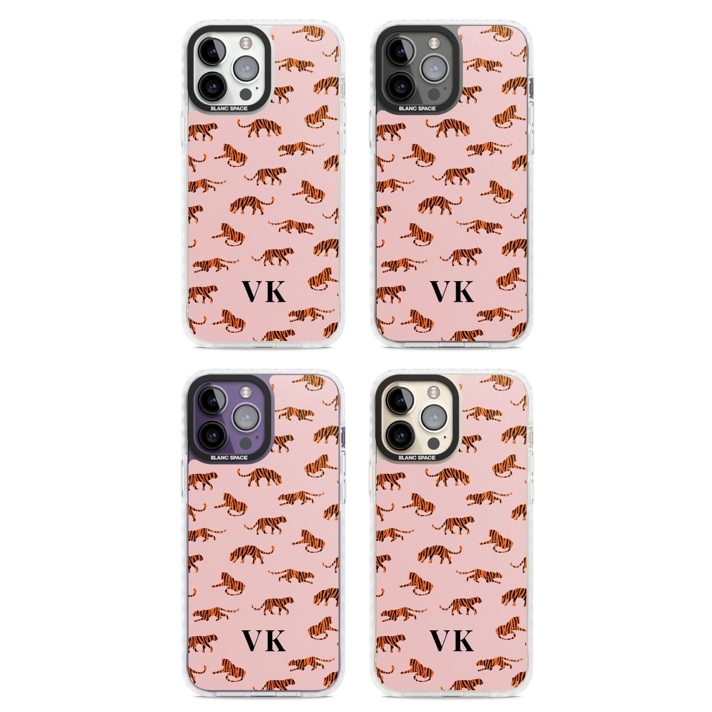 Personalised Pink Safari Tiger Pattern