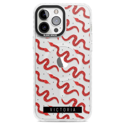 Personalised Red Snake Pattern