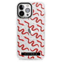 Personalised Red Snake Pattern