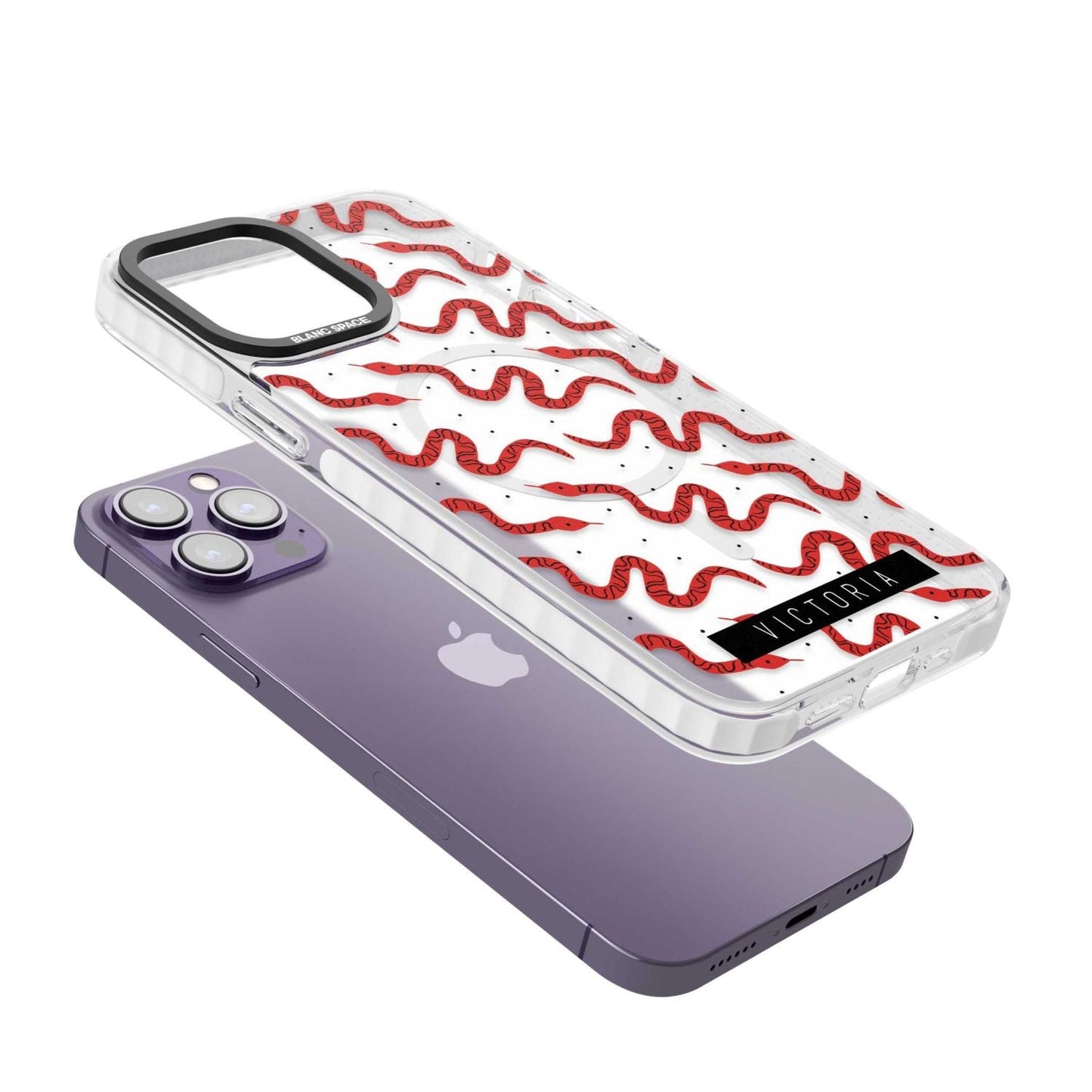 Personalised Red Snake Pattern