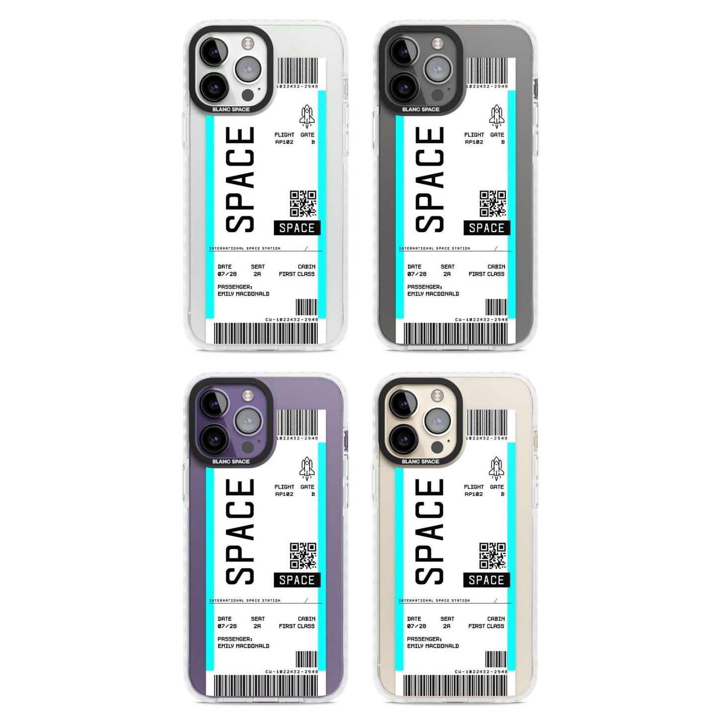 Personalised Space Travel Ticket